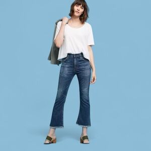 Citizens of Humanity Drew Fray High Rise Crop Jeans